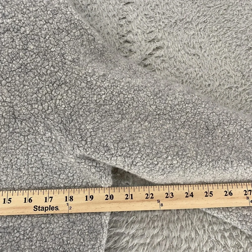 Lululemon Oh So Sherpa Jacket‎ Womens 8 Gray Hoodie Boucle Fleece Cozy Sweater